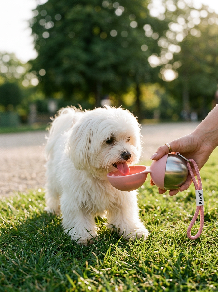 Pawly™ Hydro — Gourde Portable 2-en-1 pour Chiens